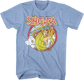 Light Blue Heather Retro She-Ra T-Shirt product image 1