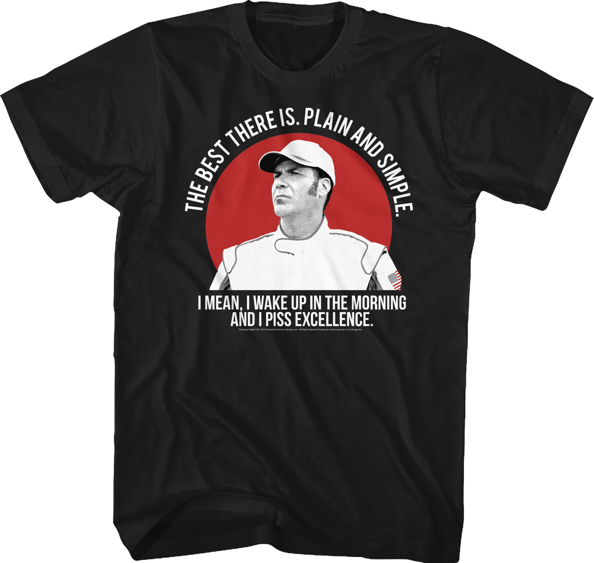 Black Ricky Bobby The Best There Is Talladega Nights T-Shirt product image 1