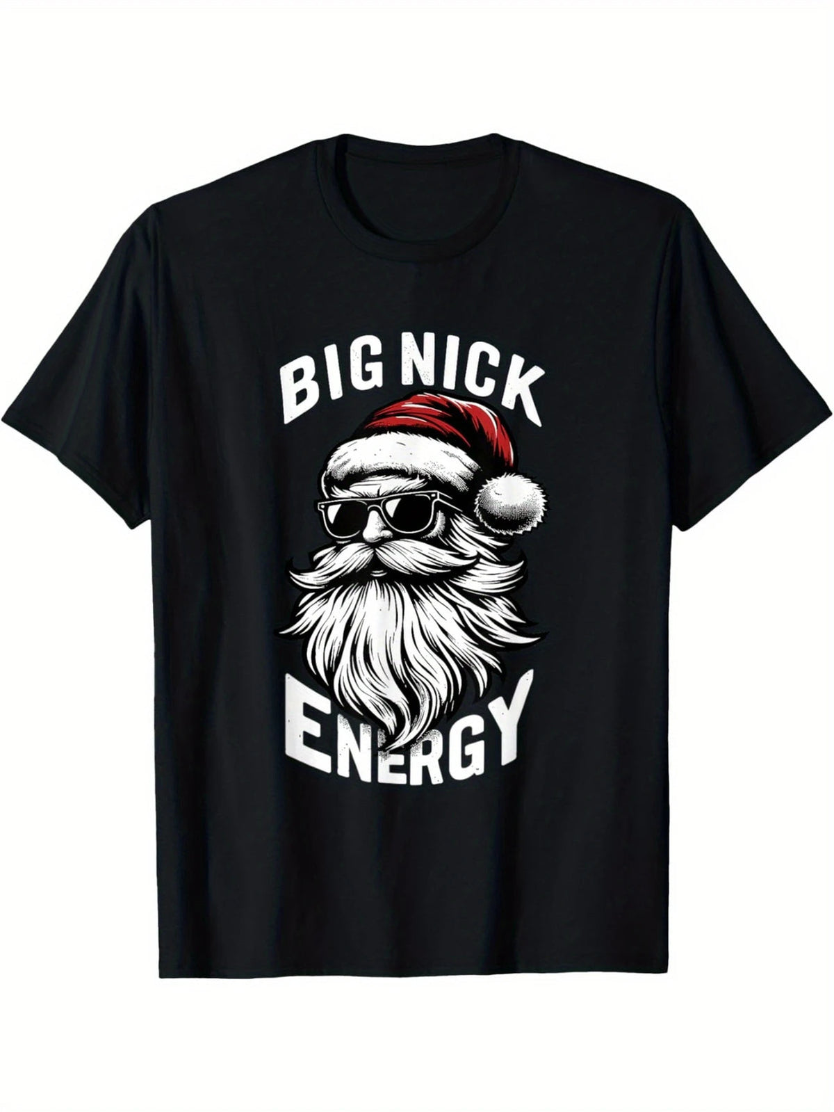 Big Nick Energy Funny Santa Christmas Men's Cotton T-shirt product image 1