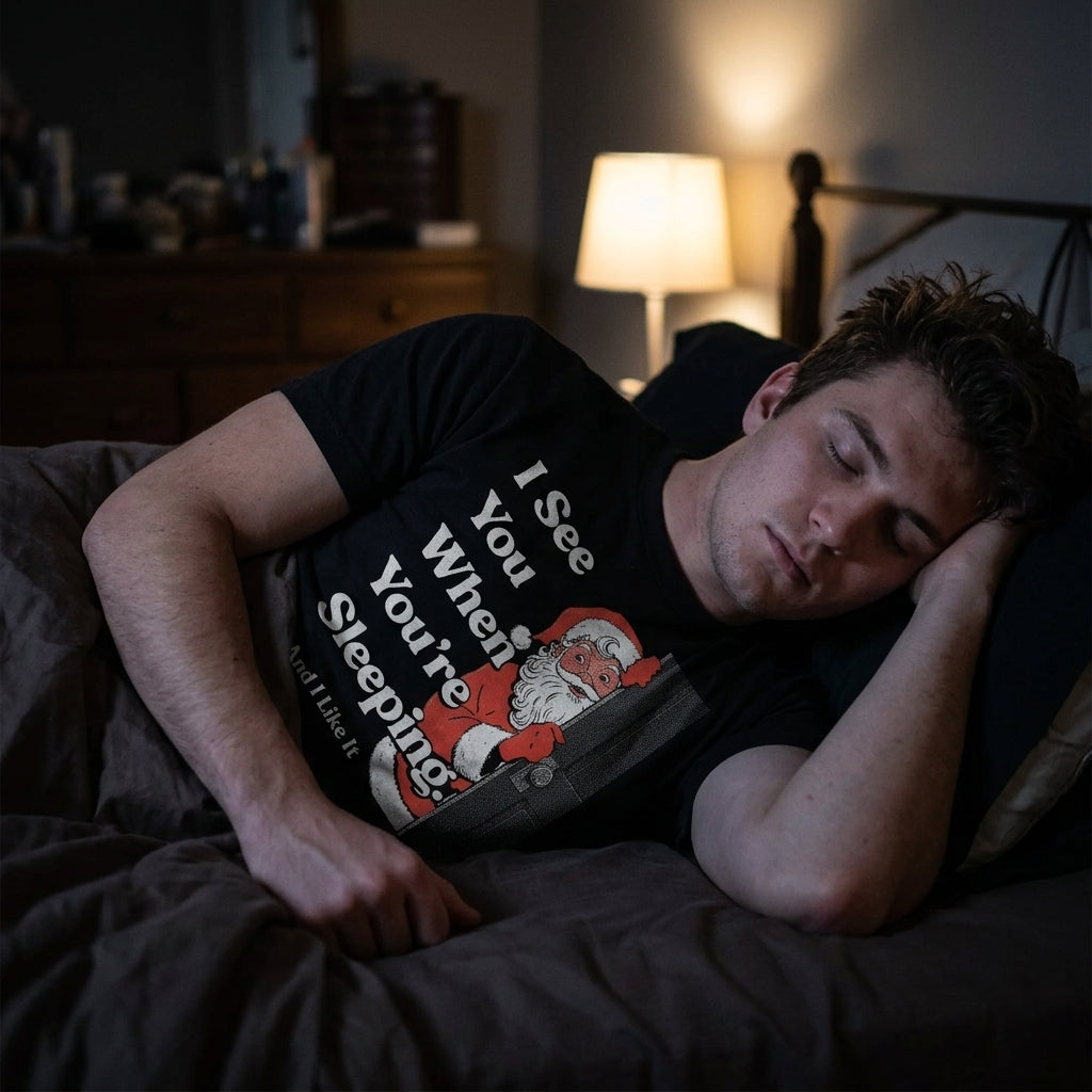 I See You When Youre Sleeping And I Like It Men's T Shirt product image 4
