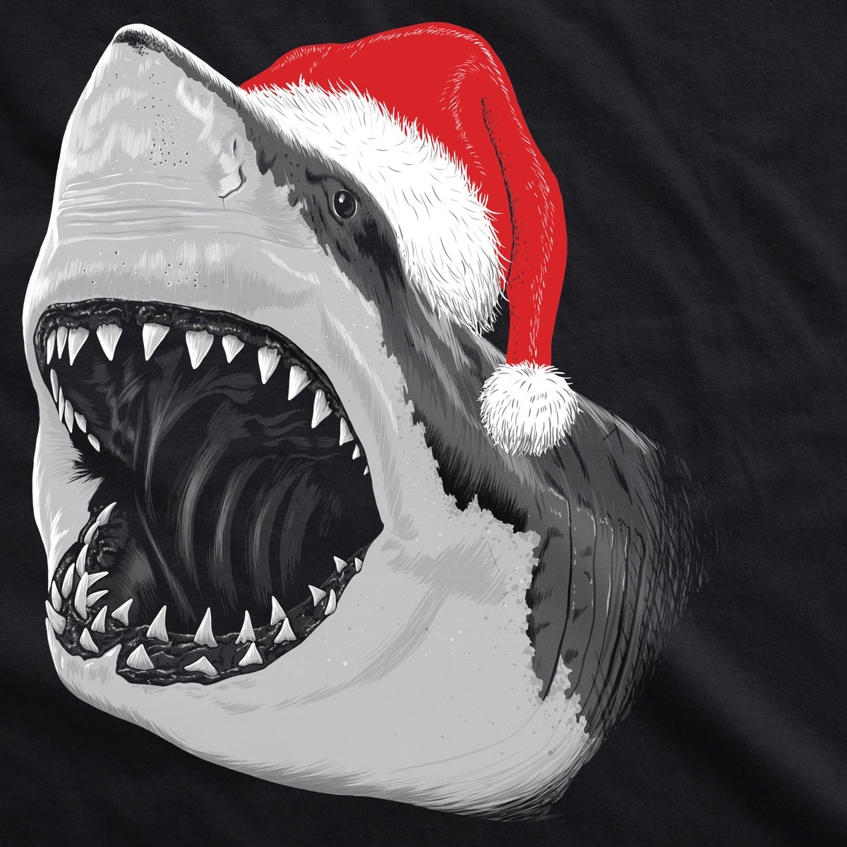 Santa Jaws Baby Bodysuit