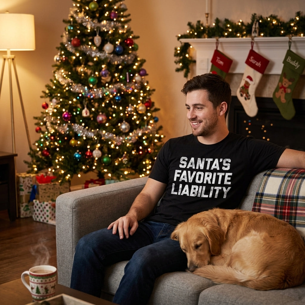 Santas Favorite Liability Men's T Shirt product image 2
