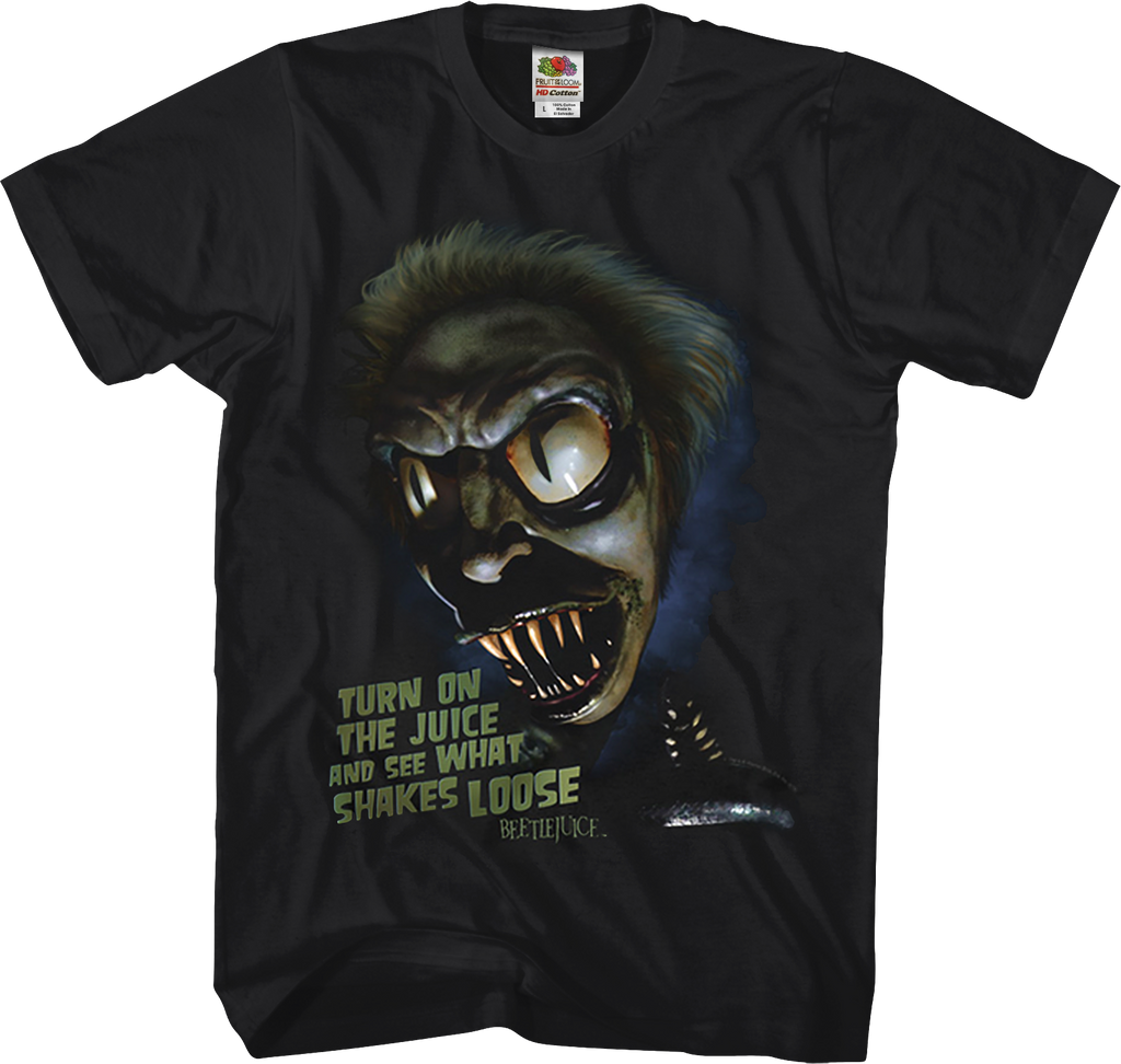 See What Shakes Loose Beetlejuice T-Shirt product image 1