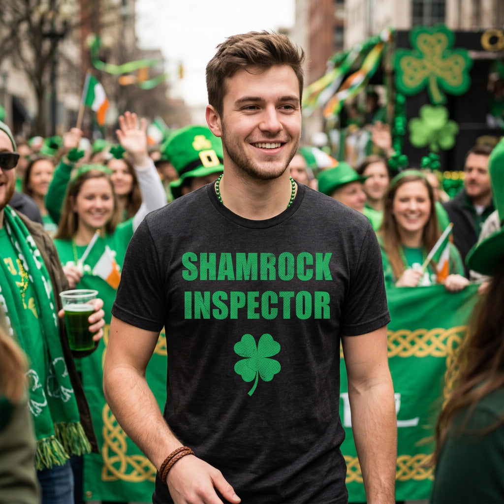 Shamrock Inspector Men's T Shirt product image 4
