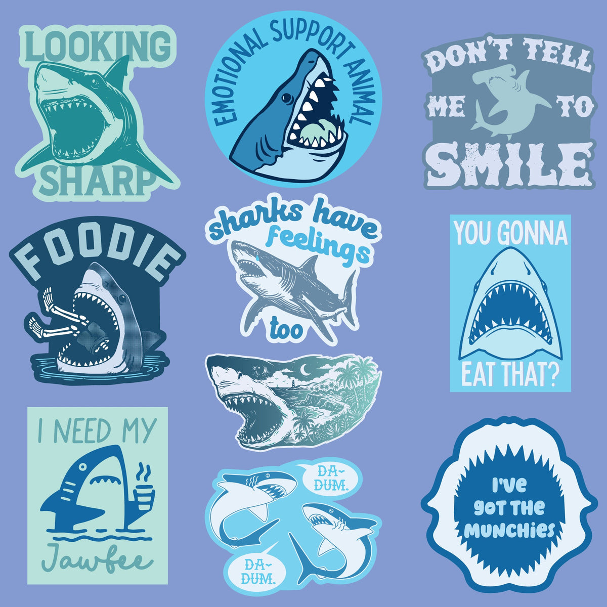 Sharks V2 Stickers