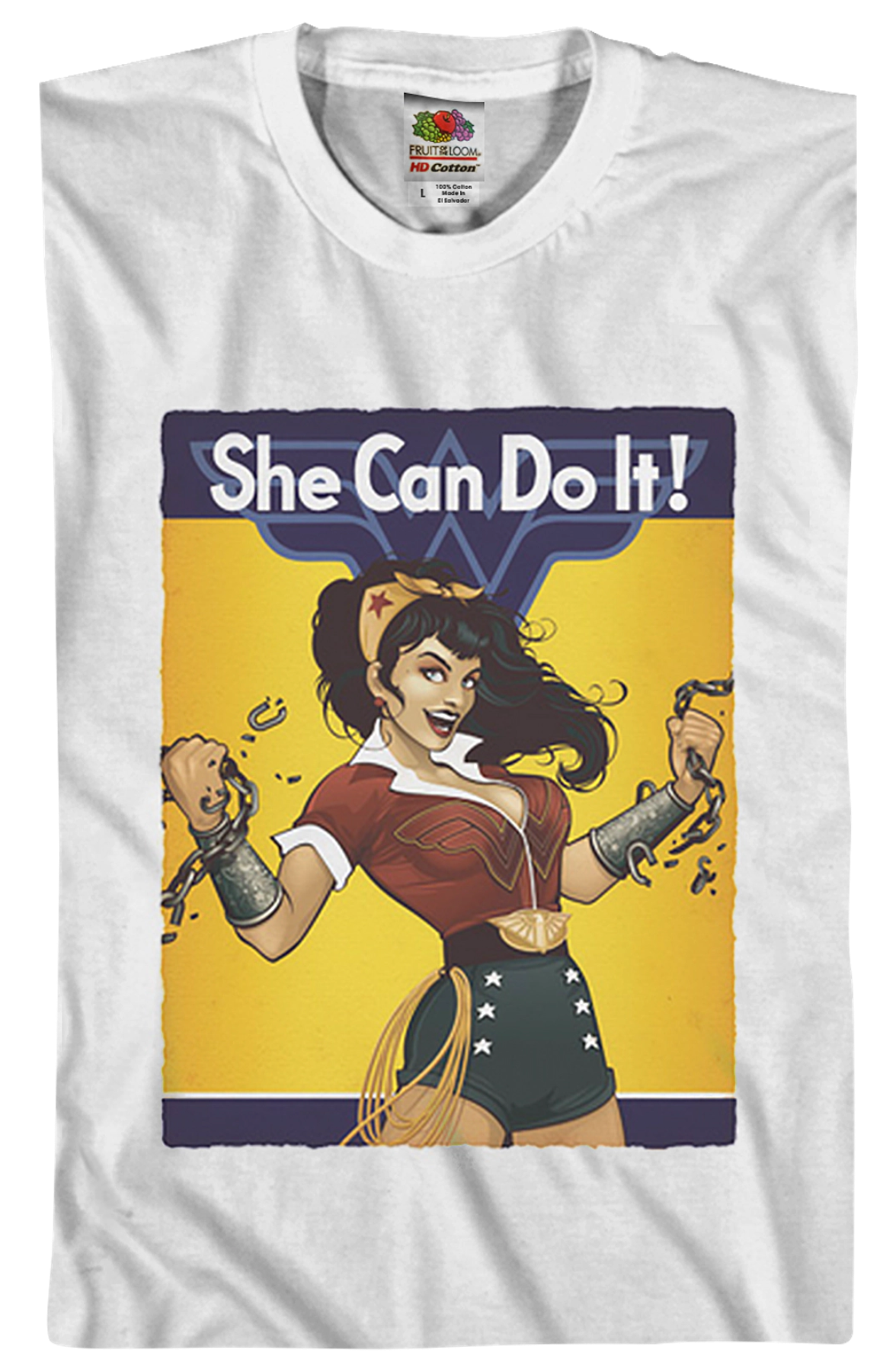 She Can Do It Wonder Woman T-Shirt product image 2