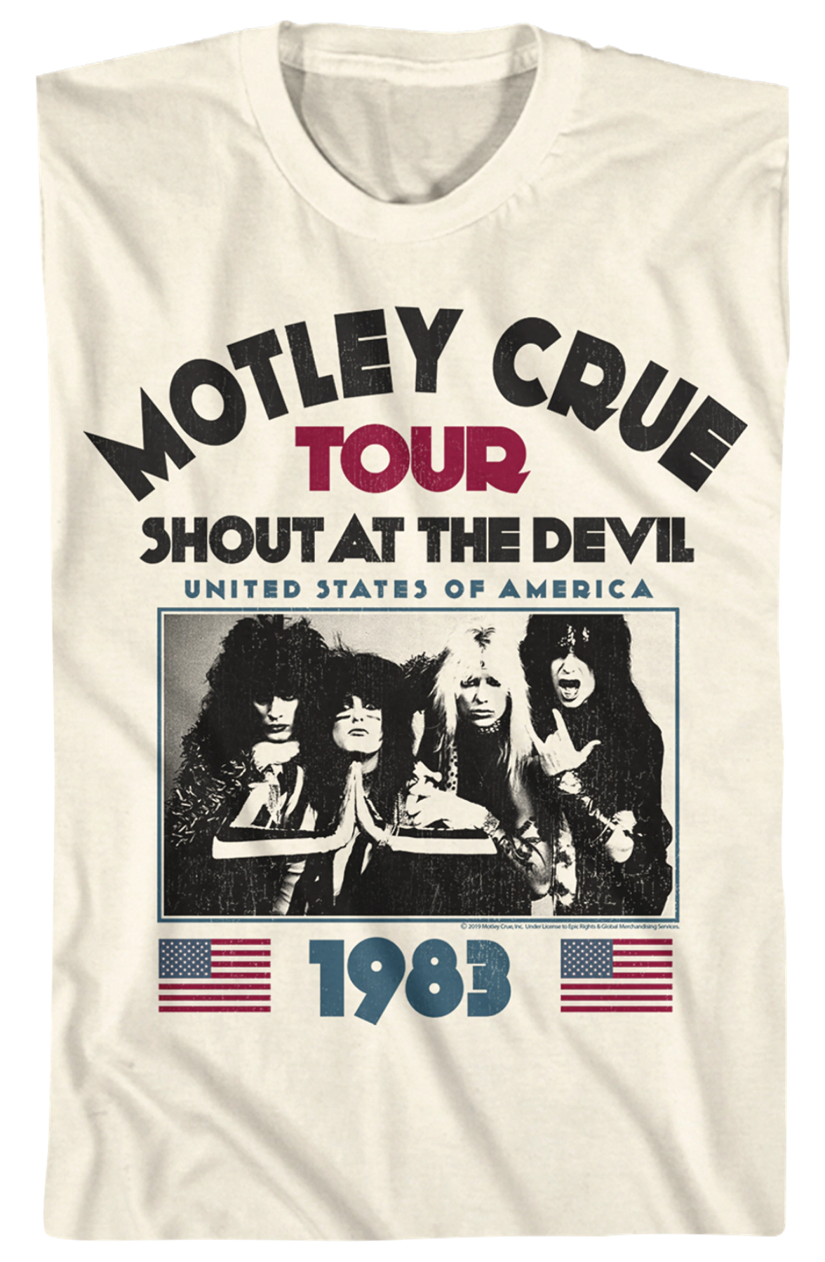 Shout At The Devil Tour Motley Crue T-Shirt product image 2