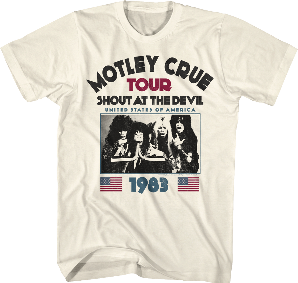 Shout At The Devil Tour Motley Crue T-Shirt product image 1