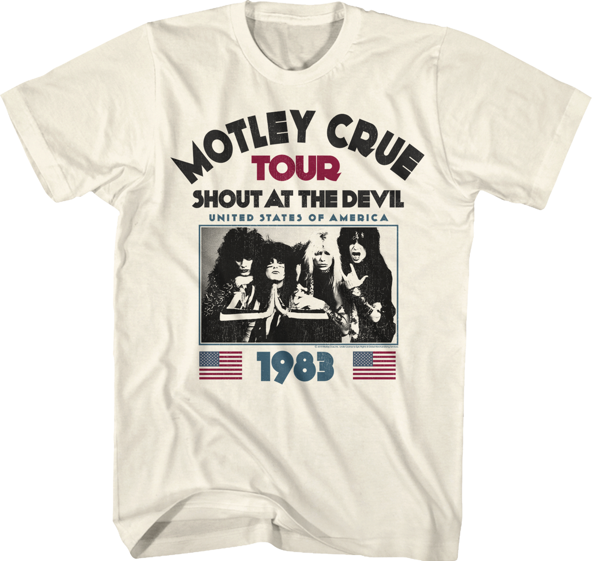 Shout At The Devil Tour Motley Crue T-Shirt product image 1