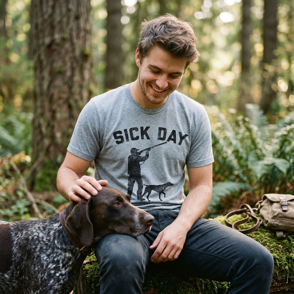 Sick Day Hunting Men's T Shirt product image 2