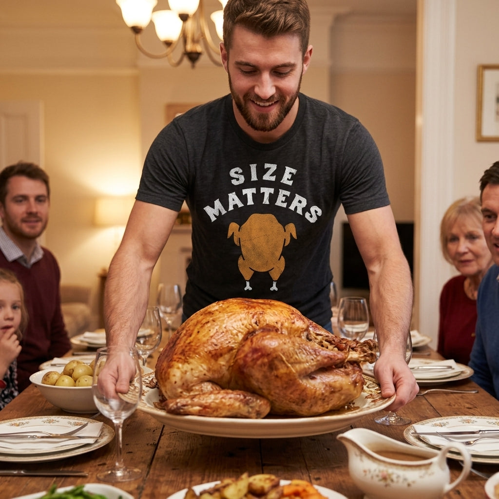 Size Matters Turkey Men's T Shirt product image 2