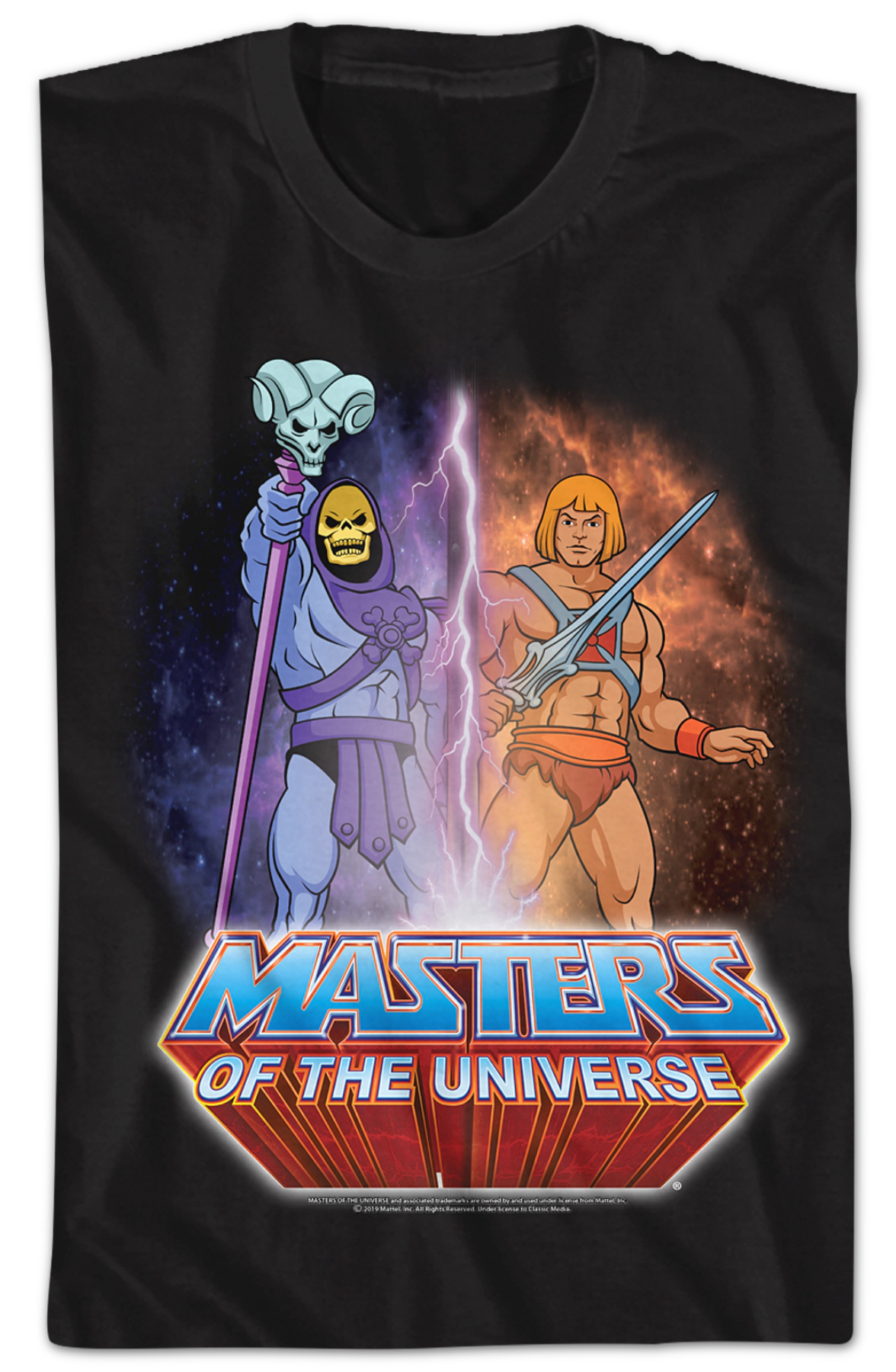 Skeletor vs He-Man Masters of the Universe T-Shirt product image 2