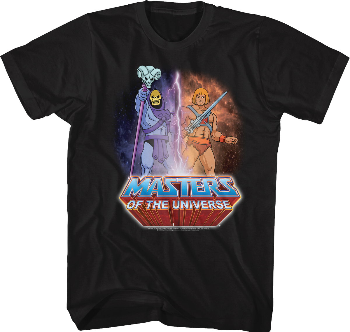 Skeletor vs He-Man Masters of the Universe T-Shirt product image 1