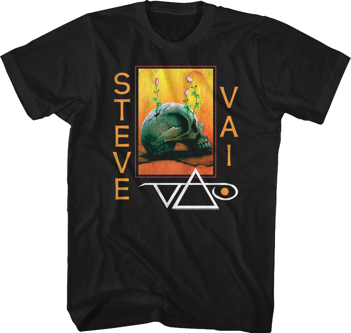 Skull and Flowers Steve Vai T-Shirt product image 1