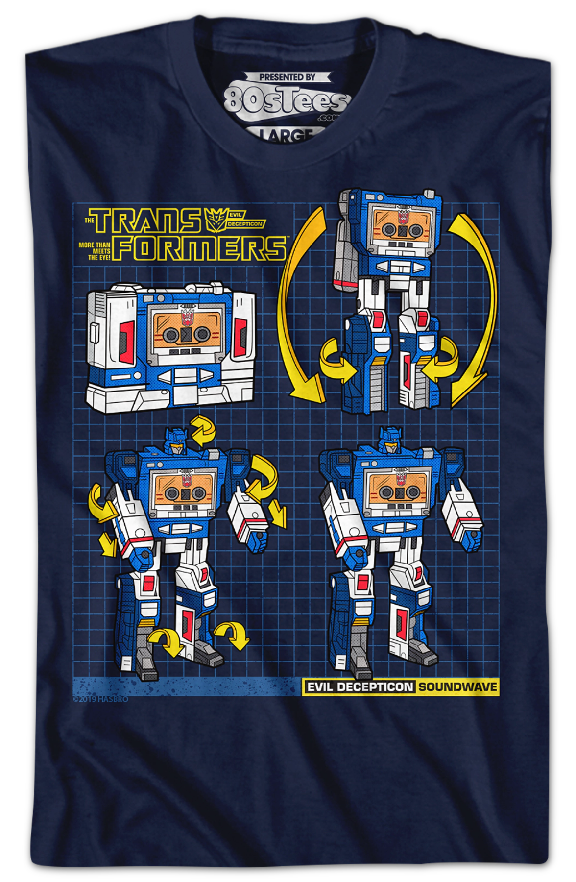 Soundwave Modes Transformers T-Shirt product image 2