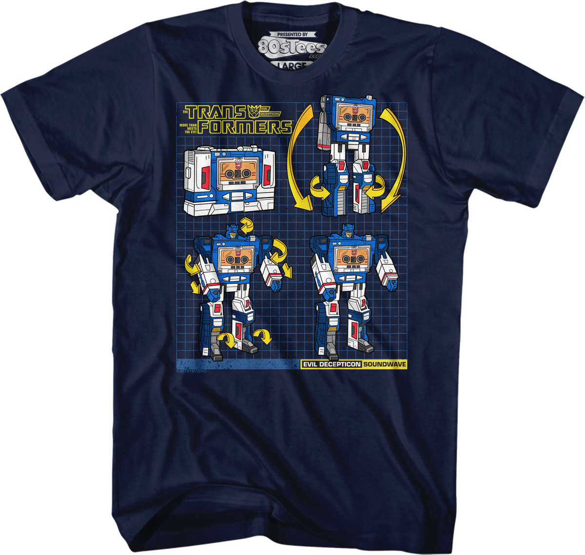 Soundwave Modes Transformers T-Shirt product image 1