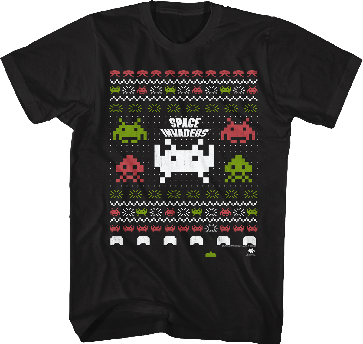 Space Invaders Ugly Christmas Shirt product image 1