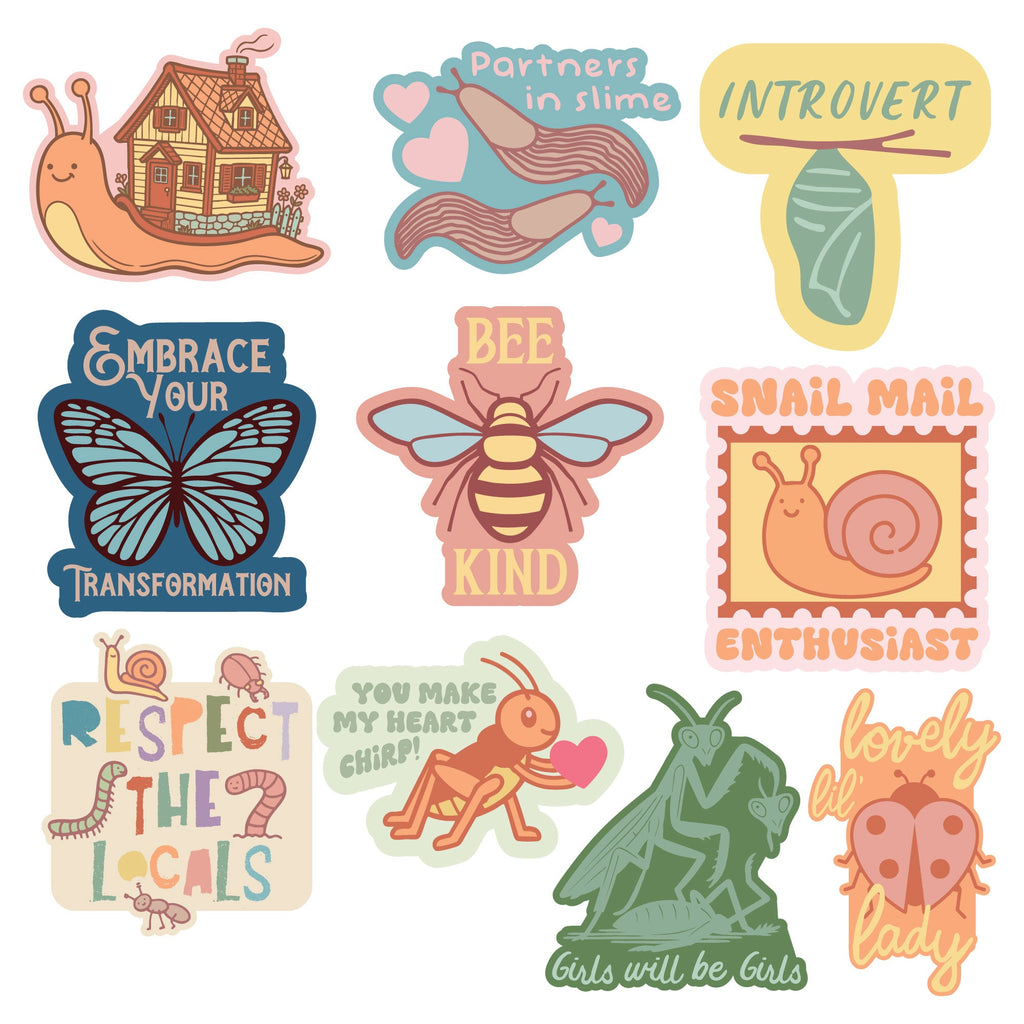 Spring Bug Stickers