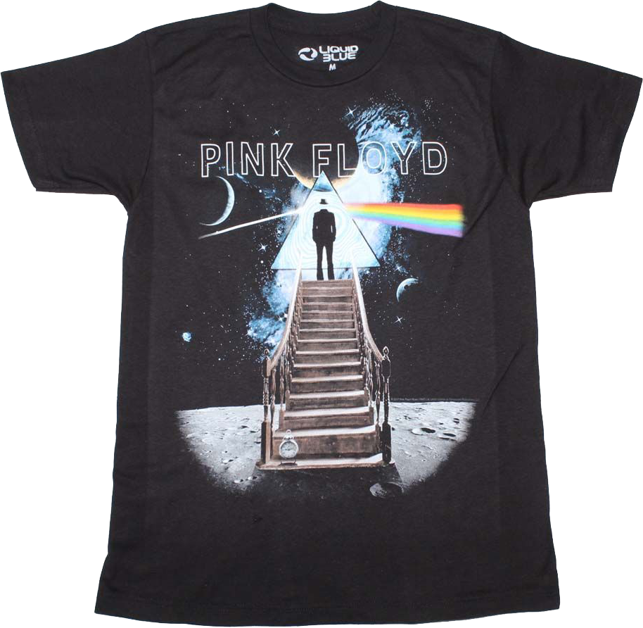 Stairway To The Moon Pink Floyd T-Shirt product image 1
