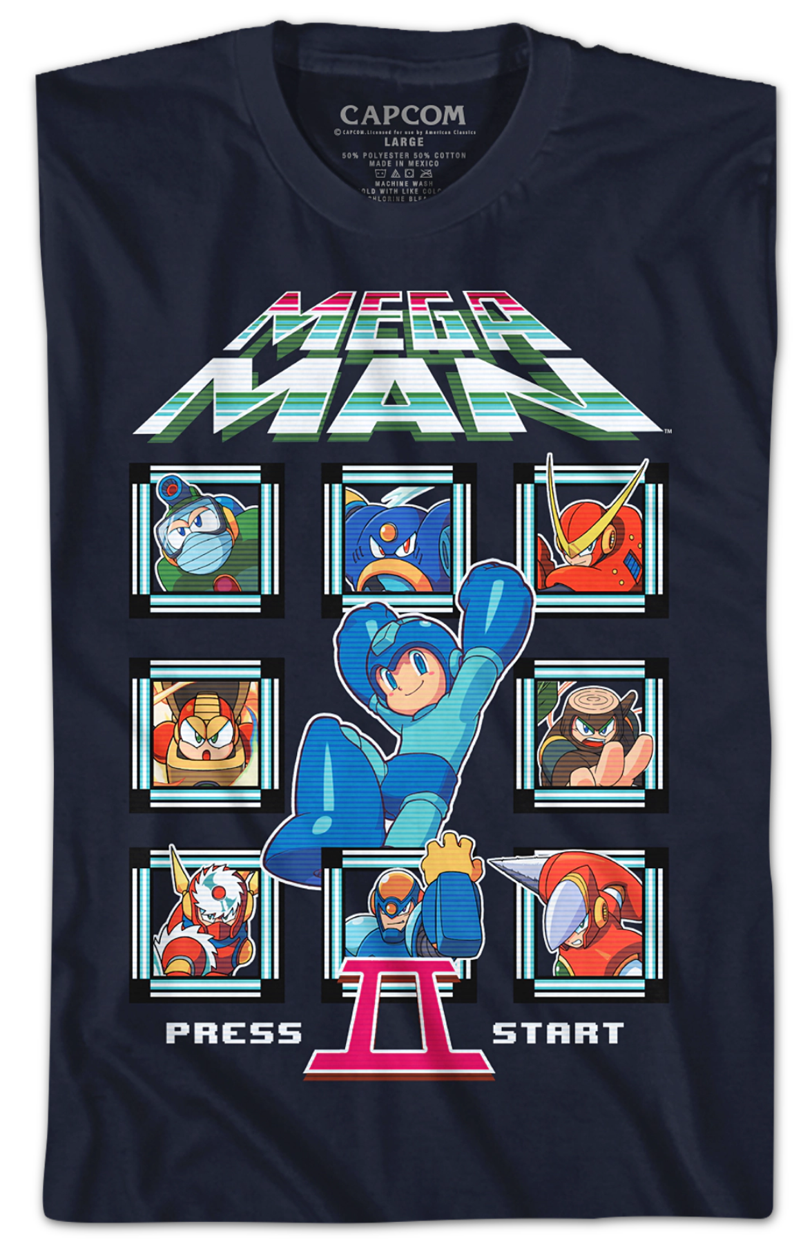 Start Screen Mega Man II T-Shirt product image 2