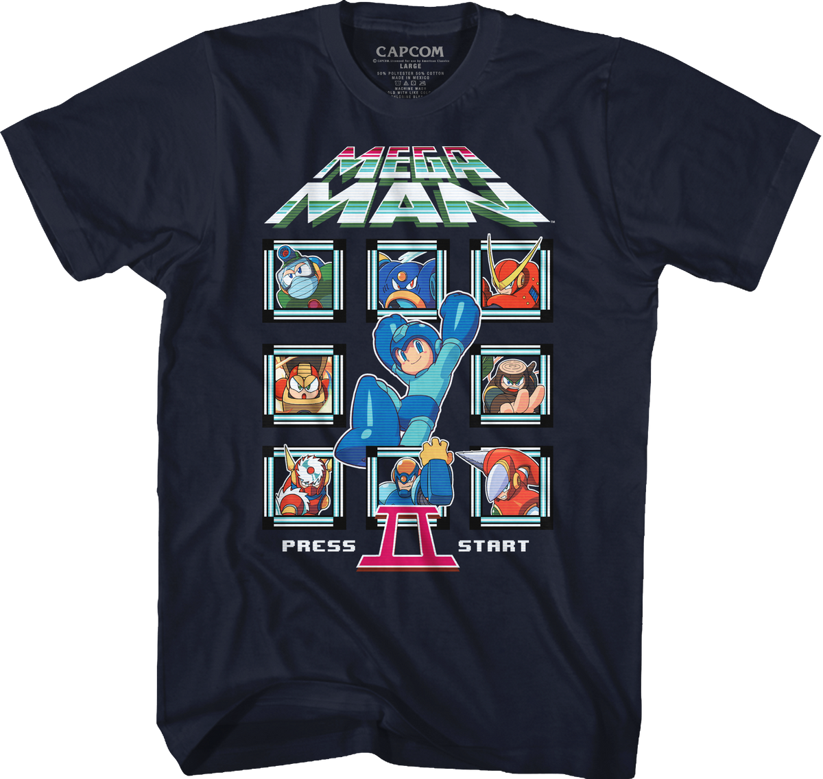 Start Screen Mega Man II T-Shirt product image 1