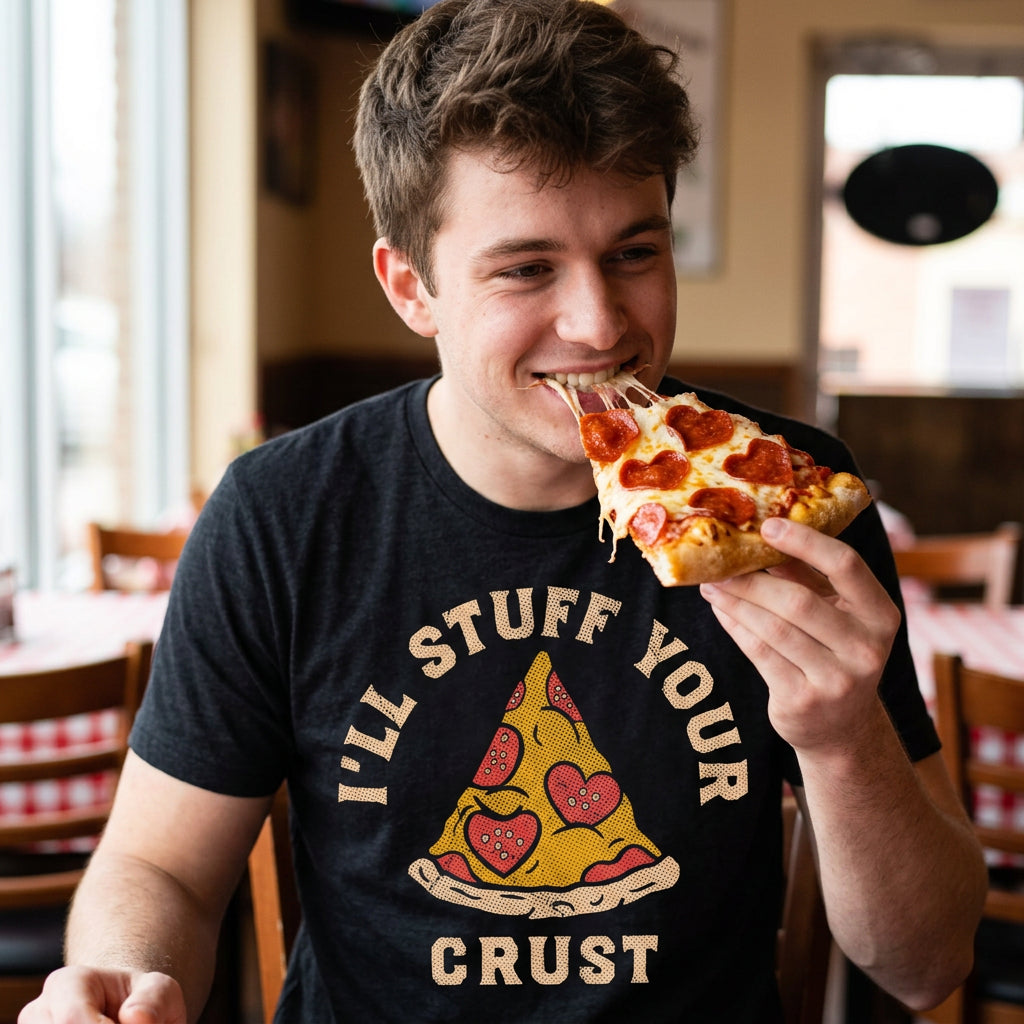 Ill Stuff Your Crust Men's T Shirt product image 4