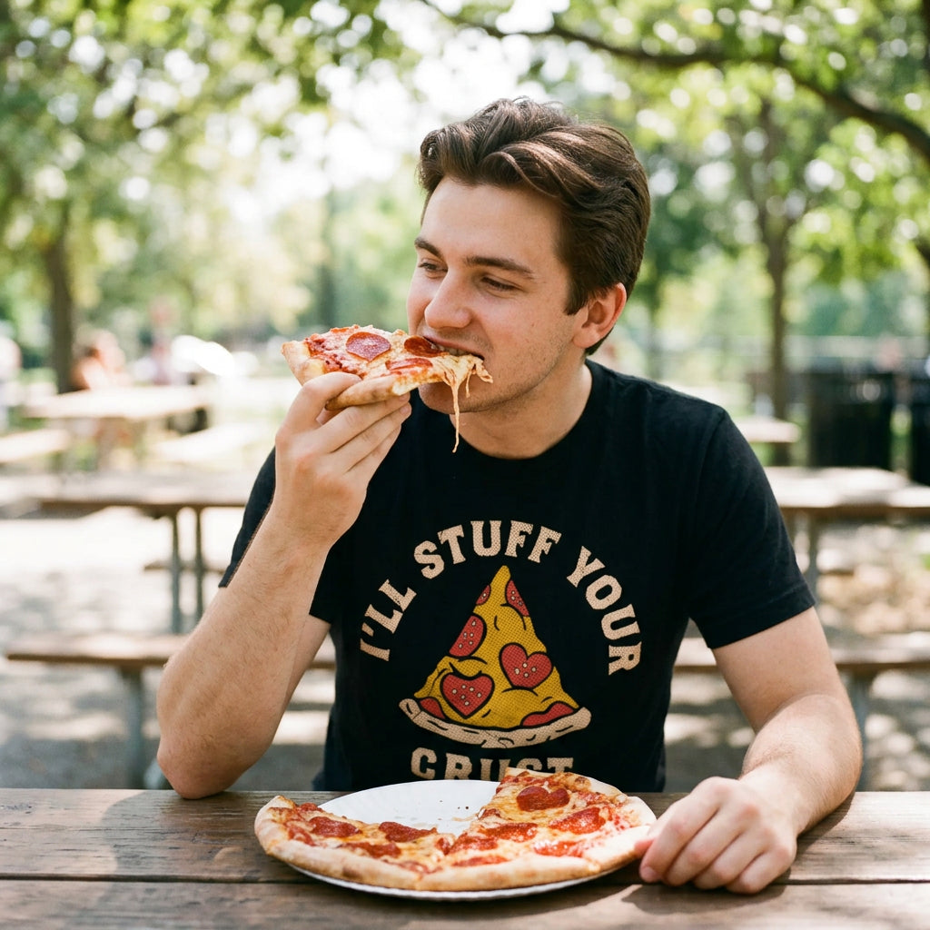 Ill Stuff Your Crust Men's T Shirt product image 2