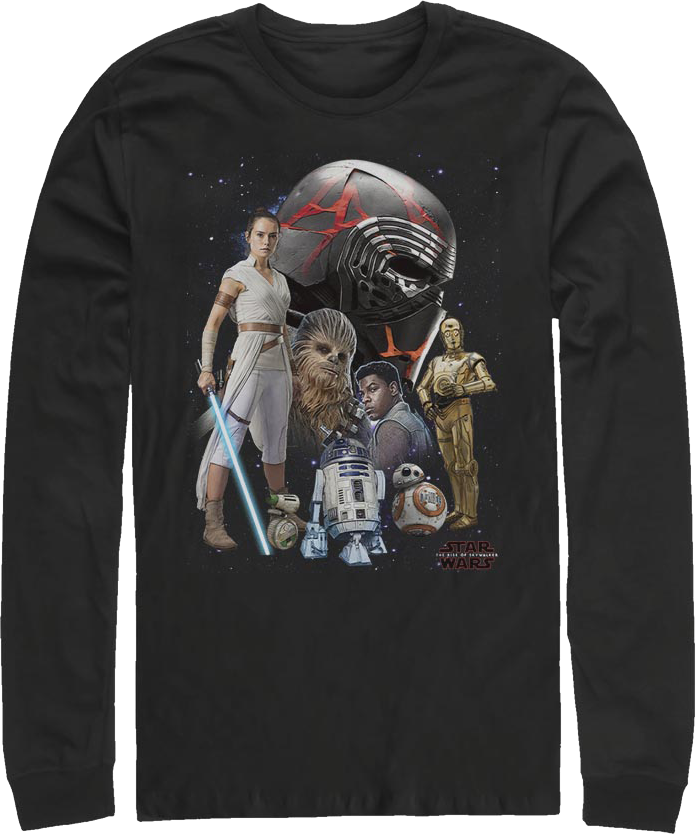 The Rise Of Skywalker Collage Star Wars Long Sleeve Shirt product image 1