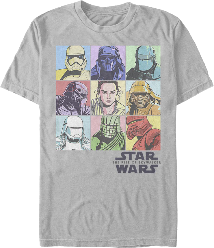 The Rise Of Skywalker Pop Art Star Wars T-Shirt product image 1