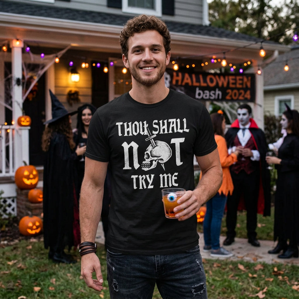 Thou Shall Not Try Me Men's T Shirt product image 2