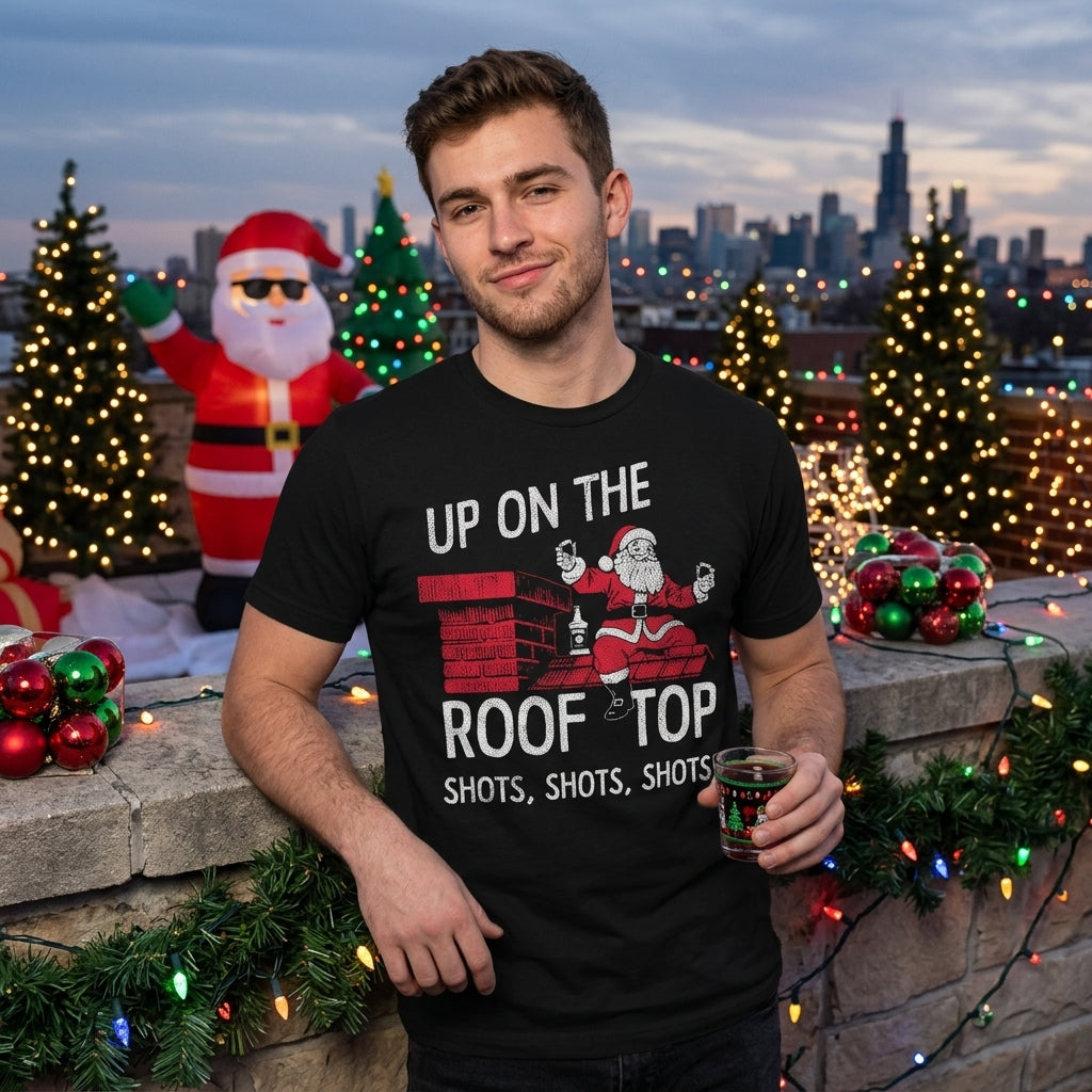 Up On The Roof Top Shots Men's T Shirt product image 2