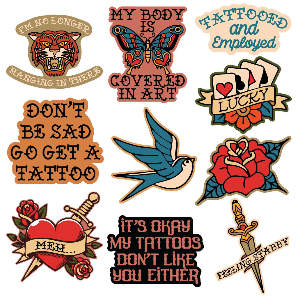 Vintage Tattoo Stickers