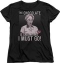 Womens Chocolate Is Calling I Love Lucy Shirt product image 1