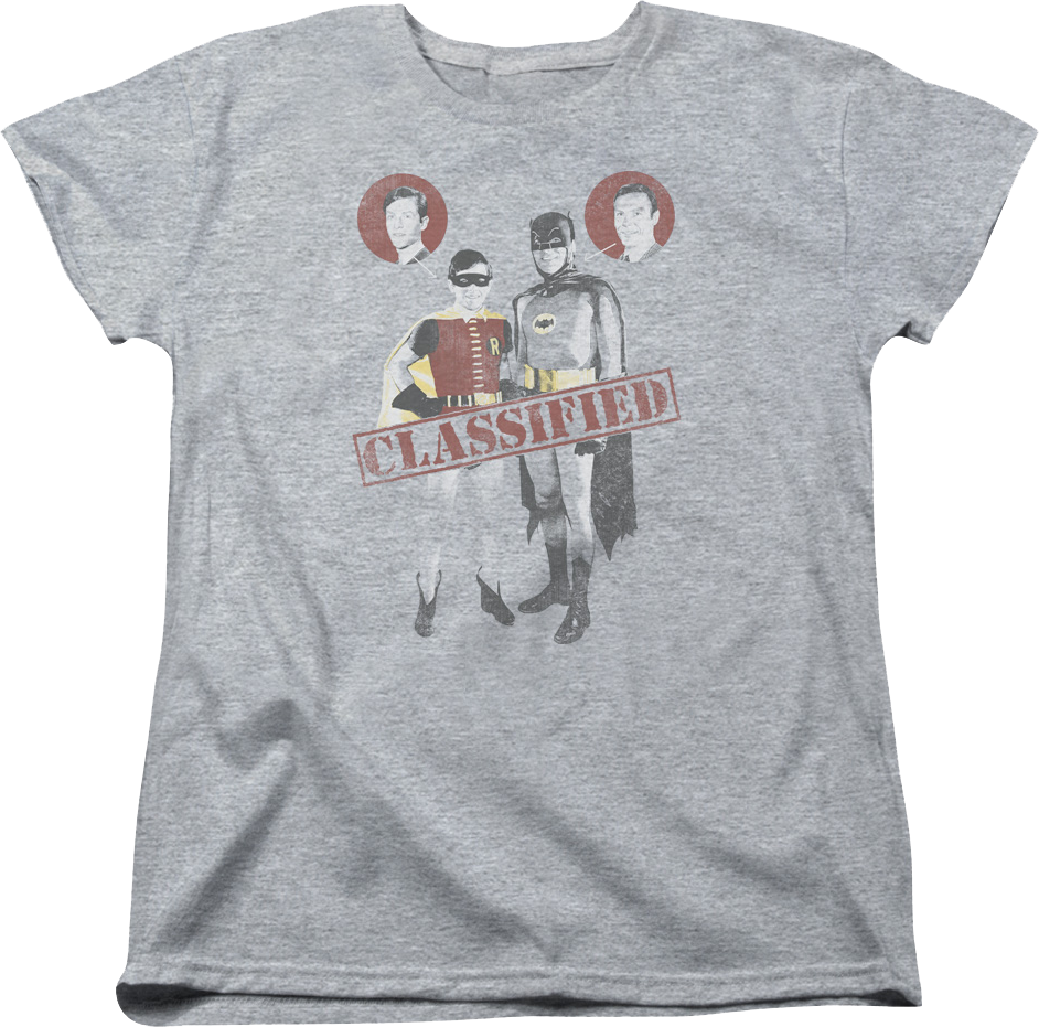Womens Classified Batman TV Series Shirt product image 1