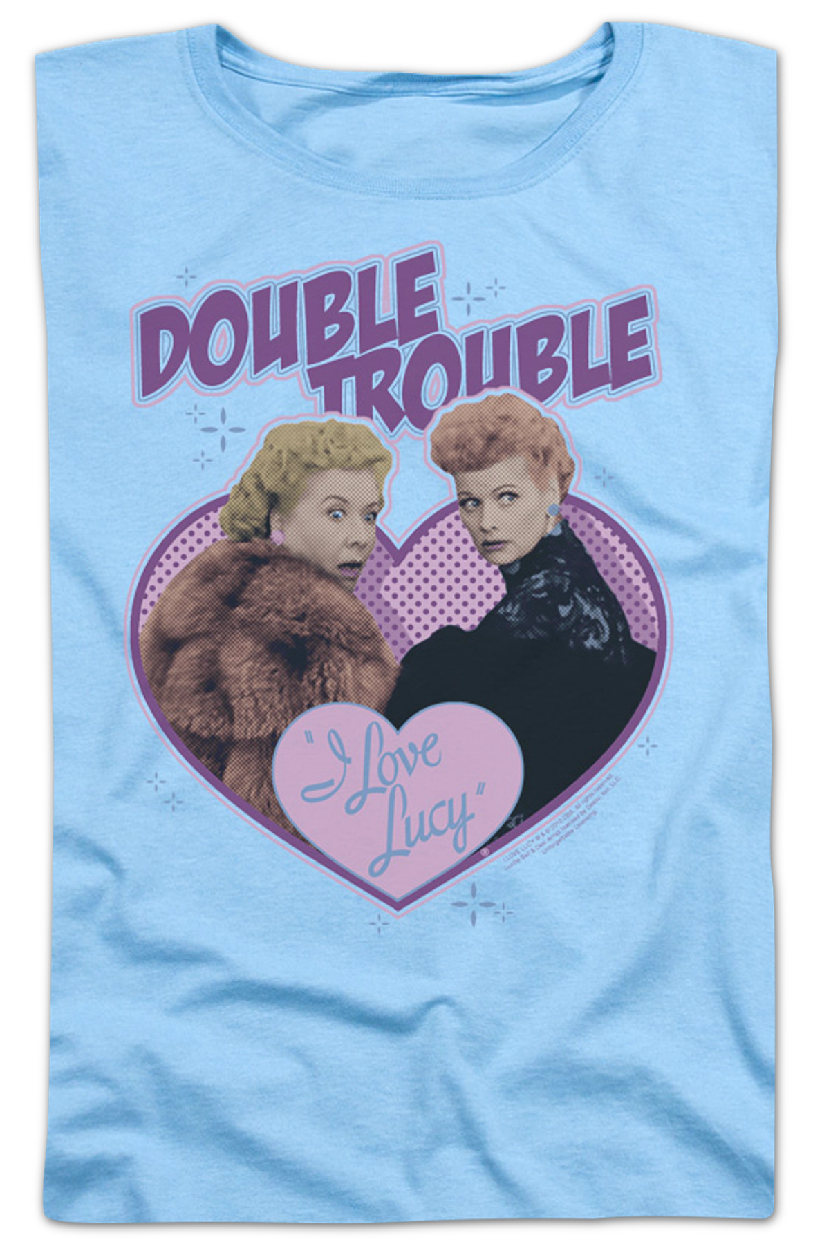 Womens Double Trouble I Love Lucy Shirt product image 2