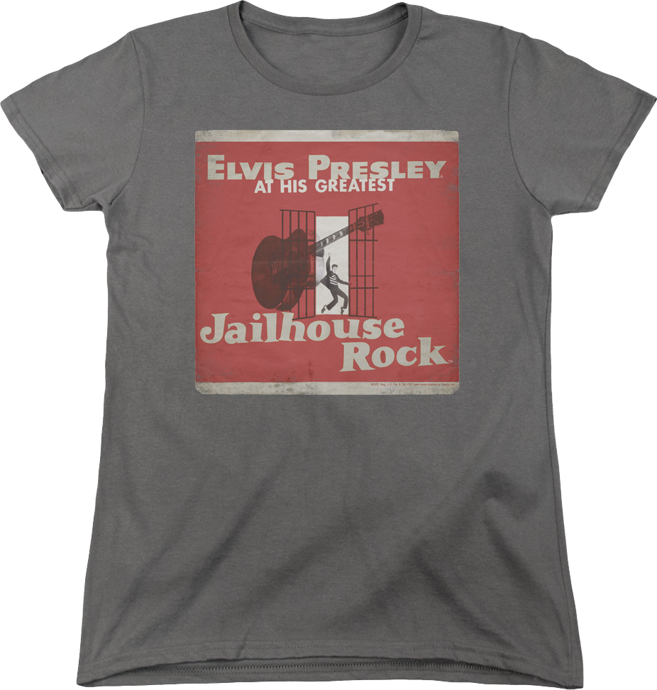 Womens Jailhouse Rock Elvis Presley T-Shirt product image 1