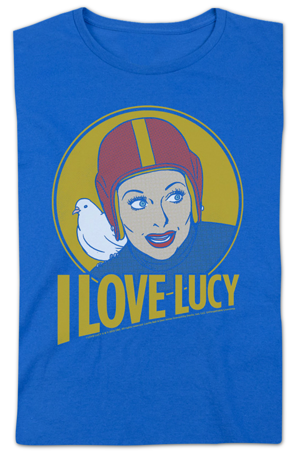 Womens Lucy and Superman I Love Shirt product image 2