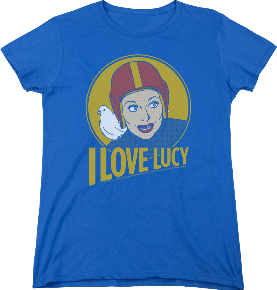 Womens Lucy and Superman I Love Shirt product image 1