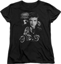 Womens Motorcycle Elvis Presley Shirt product image 1