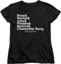 Womens Names Friends Shirt product image 1