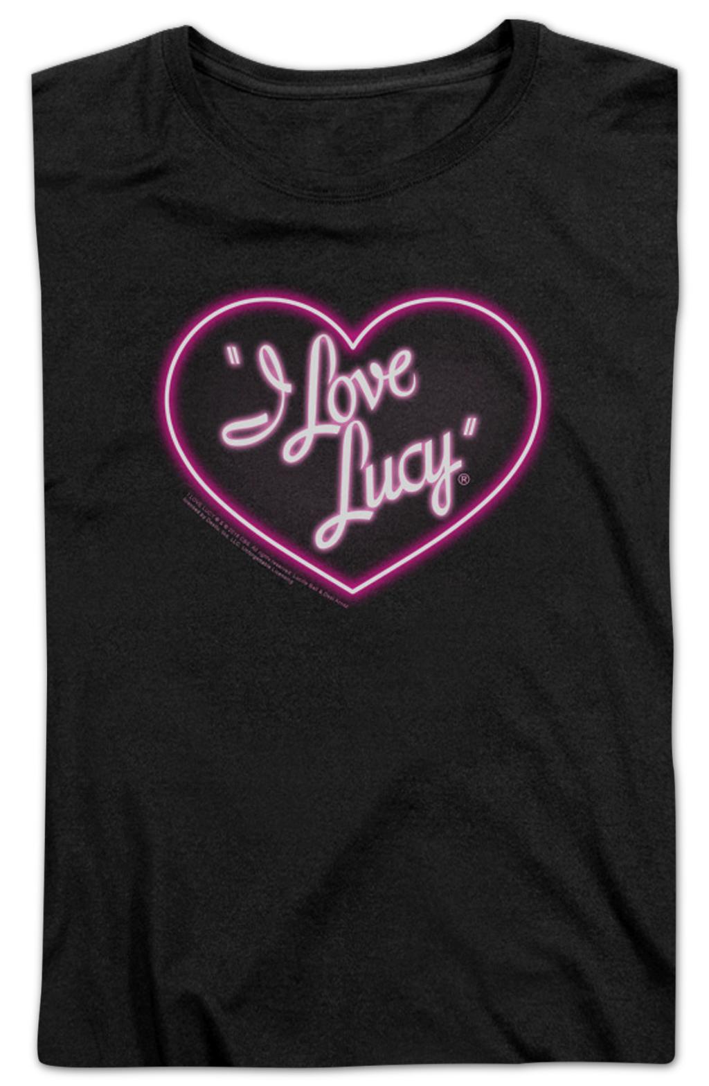Womens Neon Logo I Love Lucy Shirt product image 2