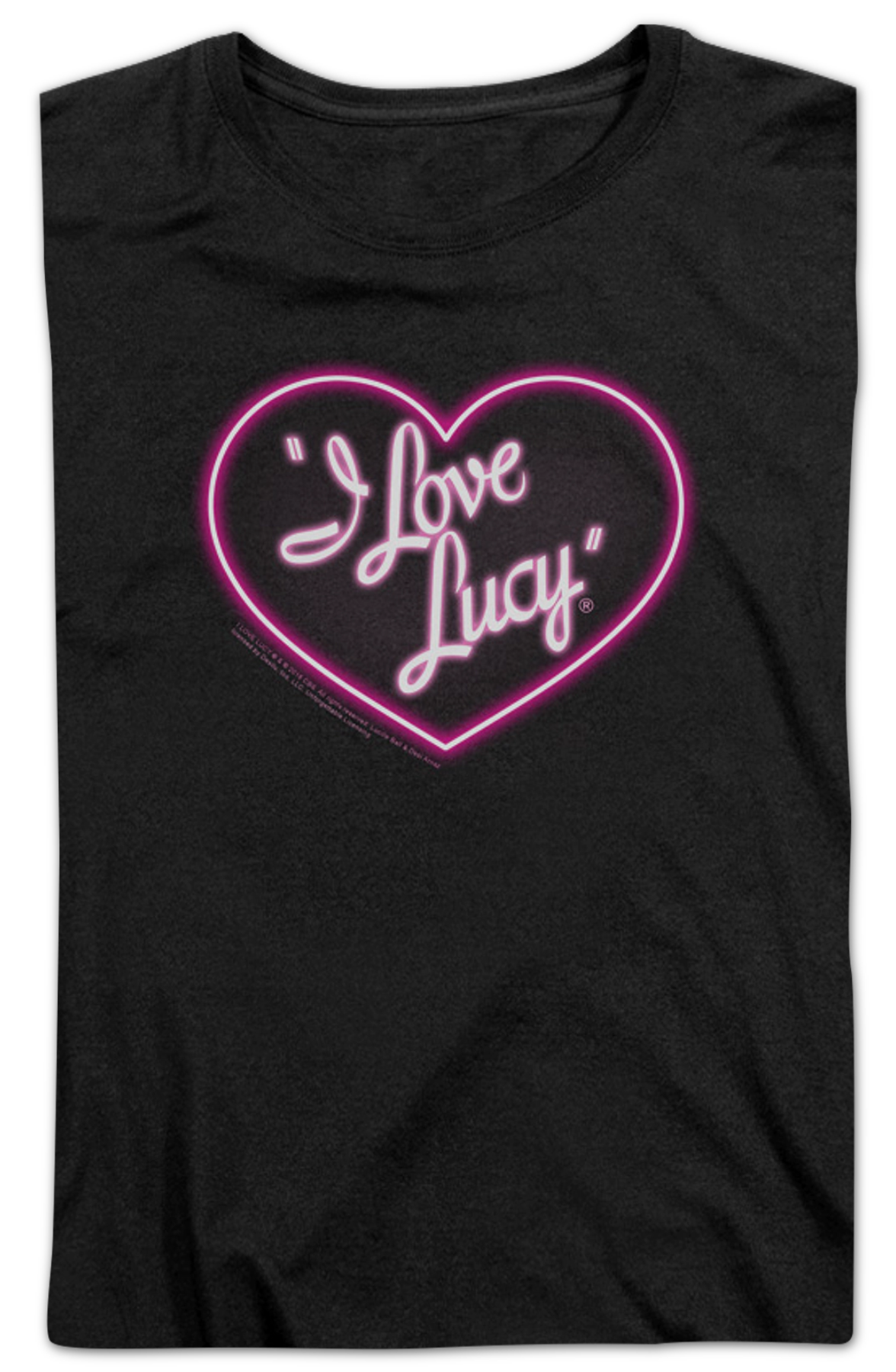 Womens Neon Logo I Love Lucy Shirt product image 2