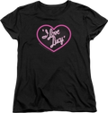 Womens Neon Logo I Love Lucy Shirt product image 1