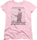 Womens Pink Jailhouse Rock Elvis Presley Shirt product image 1