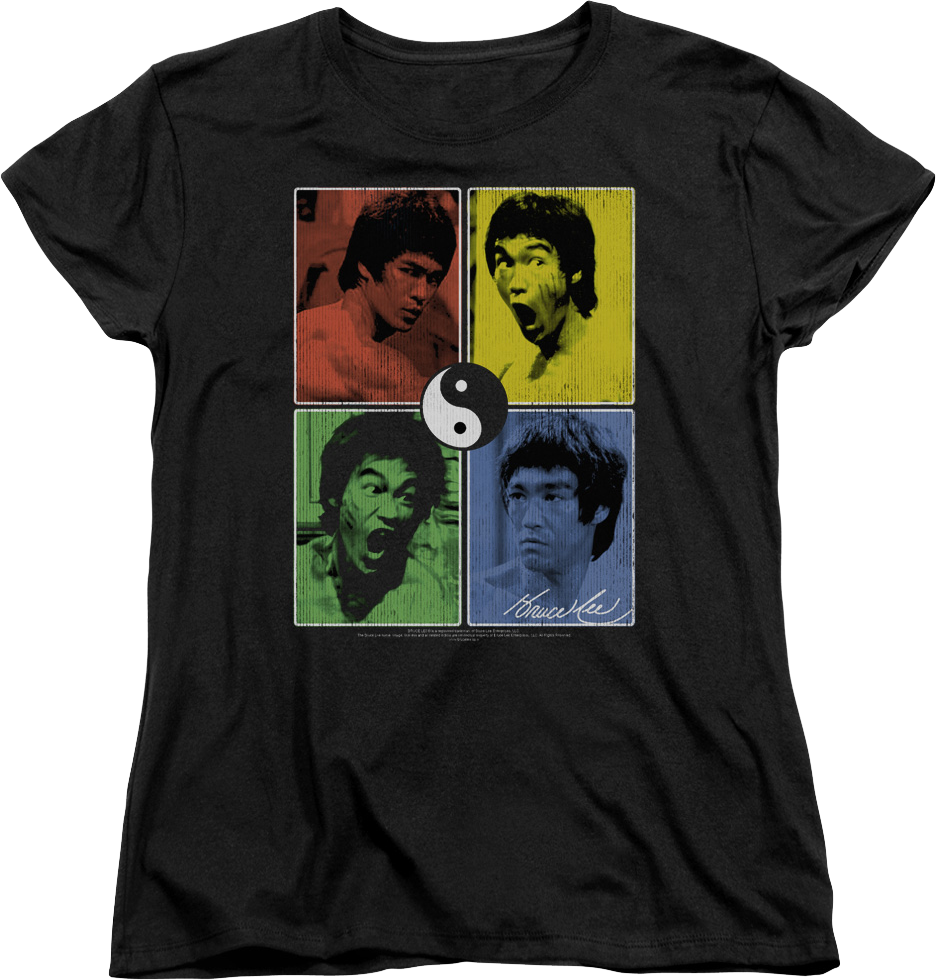 Womens Pop Art Bruce Lee Shirt product image 1