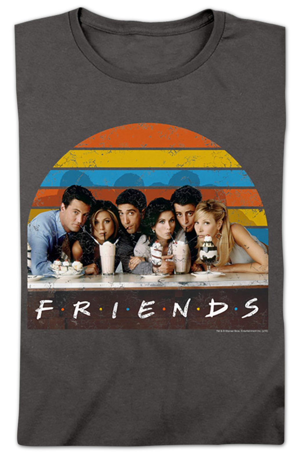 Womens Retro Friends Shirt product image 2