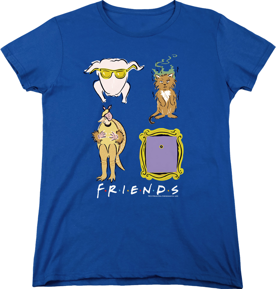 Womens Symbols Friends Shirt product image 1