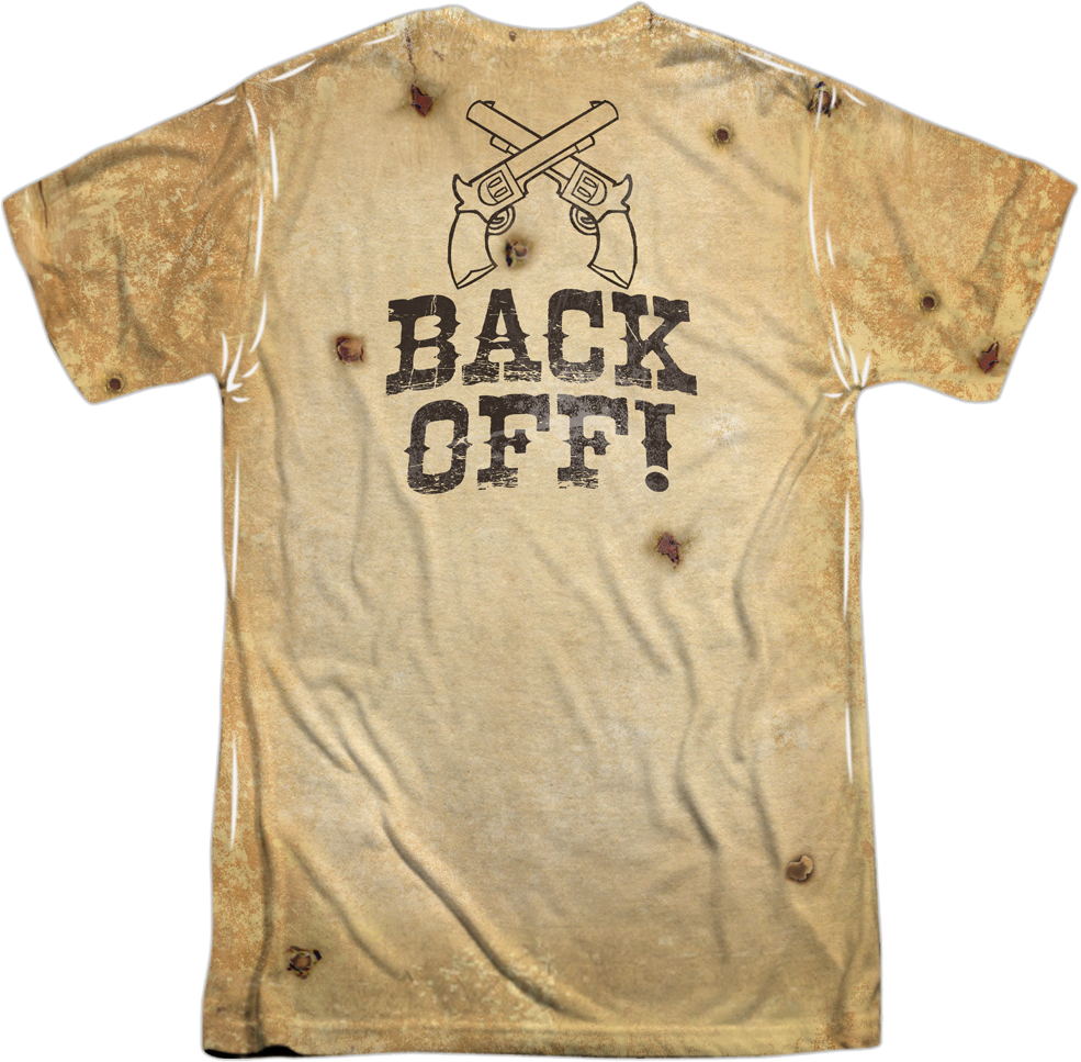 Yosemite Sam Wanted For Train Robbery Looney Tunes T-Shirt product image 3