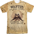 Yosemite Sam Wanted For Train Robbery Looney Tunes T-Shirt product image 1