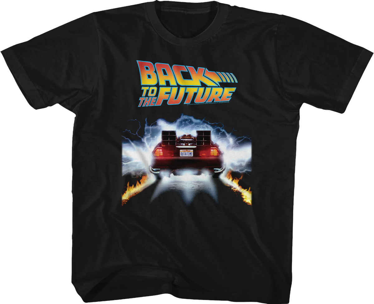 Youth OUTATIME DeLorean Back To The Future Shirt product image 1